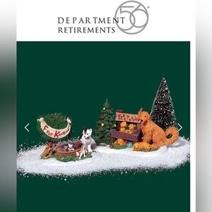 Department 56 Village Accessories Dog and Puppies, Cat and Kittens